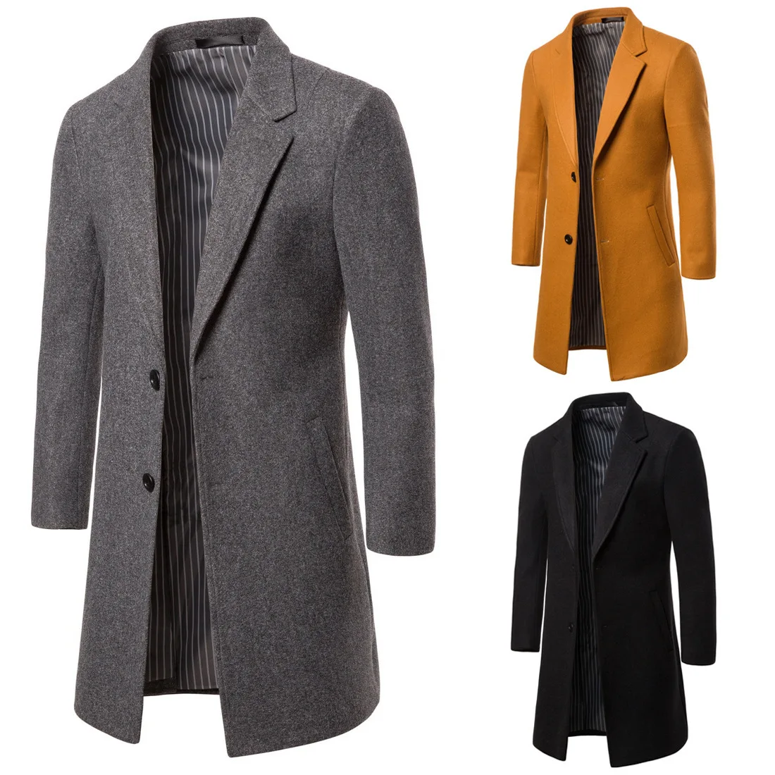 2021 Autumn Winter Oversized Woolen Blend Coat Male Long Windbreaker Jacket Cotton Thick Warm Men Gray Jacket Mens Overcoat 6XL
2021 Autumn Winter Oversized Woolen Blend Coat Male Long Windbreaker Jacket Cotton Thick Warm Men Gray Jacket Mens Overcoat 6XL