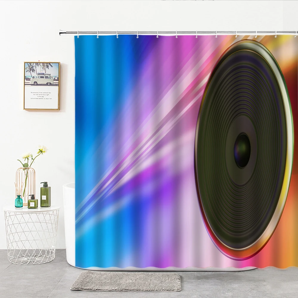 Waterproof Shower Curtain Printed Bathroom Curtain Polyester Cloth Bath Curtain for Bathroom Decor Music Symbol Black Background
Waterproof Shower Curtain Printed Bathroom Curtain Polyester Cloth Bath Curtain for Bathroom Decor Music Symbol Black Background