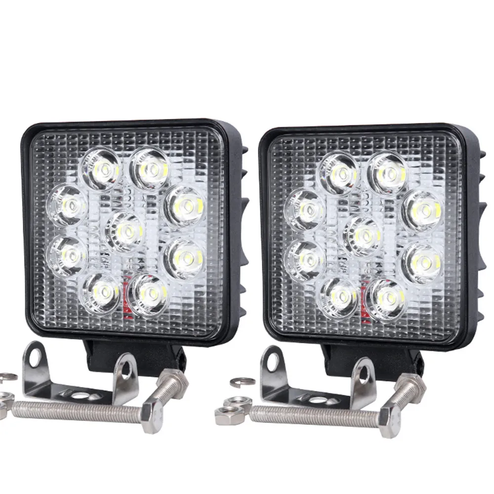 27W LED Work Lamp High/Low Beam Work Light Car Spot light Beam Square Off-road Lamp Fog Lighting LED Light For Jeep /SUV/Truck
27W LED Work Lamp High/Low Beam Work Light Car Spot light Beam Square Off-road Lamp Fog Lighting LED Light For Jeep /SUV/Truck