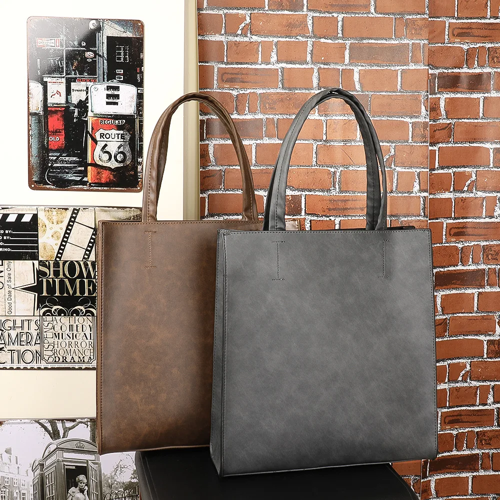 New Retro Casual Men Handbag High Quality PU Leather Portable Briefcase Documents Laptop iPad Bag Removable Liner Shoulder Bag
New Retro Casual Men Handbag High Quality PU Leather Portable Briefcase Documents Laptop iPad Bag Removable Liner Shoulder Bag