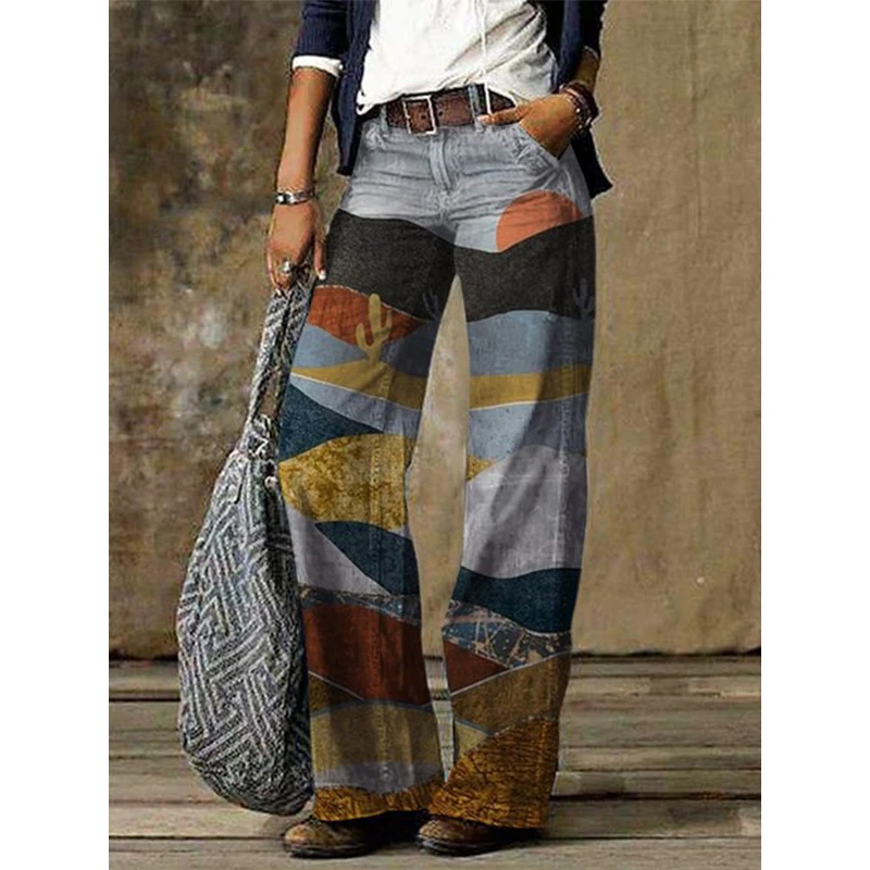 2021 New Vintage Jeans for Woman Streetwear Butterfly Print Pants Spring Fashion Cowboy pants Female Long wide-leg Trousers W288
2021 New Vintage Jeans for Woman Streetwear Butterfly Print Pants Spring Fashion Cowboy pants Female Long wide-leg Trousers W288