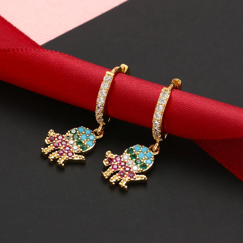 HECHENG,1pair,CZ ,Small Hoops Rainbow Earrings ,Wholesale ,Gold Silver Color ,Love Heart, Star, Animals, Moon, For Women VE56
HECHENG,1pair,CZ ,Small Hoops Rainbow Earrings ,Wholesale ,Gold Silver Color ,Love Heart, Star, Animals, Moon, For Women VE56