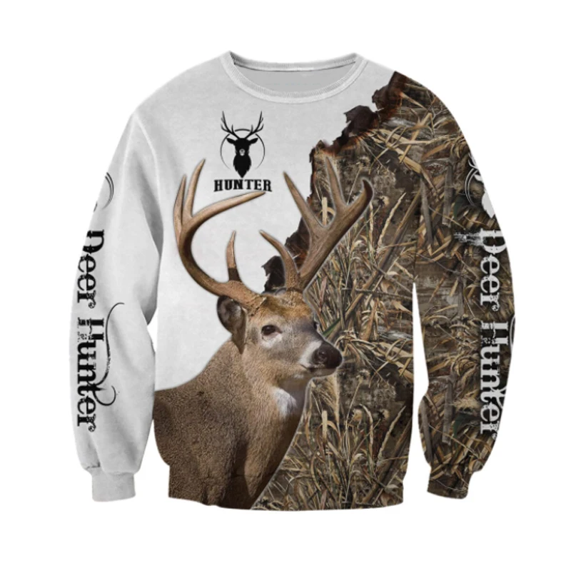 Deer Hunter Camo 3D All Over printing clothes new fashion unisex casual sweatshirt
Deer Hunter Camo 3D All Over printing clothes new fashion unisex casual sweatshirt