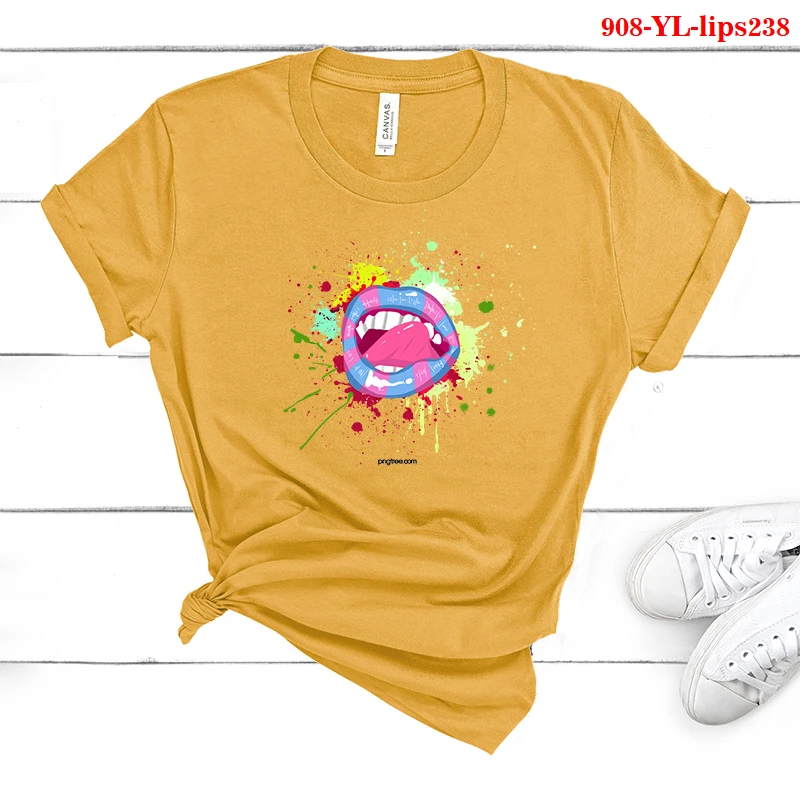 Harajuku Women T Shirt Lips Printed Tshirt Ladies Short Sleeve Tee Oversized T Shirt Women Female Tops Clothes Camisetas Mujer
Harajuku Women T Shirt Lips Printed Tshirt Ladies Short Sleeve Tee Oversized T Shirt Women Female Tops Clothes Camisetas Mujer