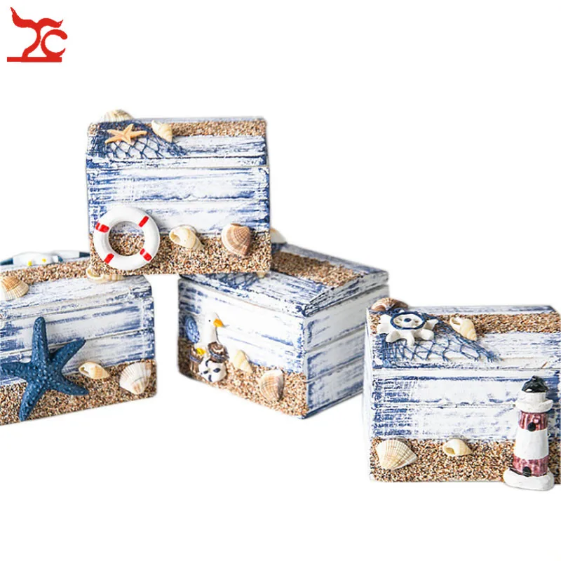 Storage Box Mediterranean Style Wooden Jewelry Box Starfish Decoration Decorative Portable Small Storage Box Jewelry Box 
Storage Box Mediterranean Style Wooden Jewelry Box Starfish Decoration Decorative Portable Small Storage Box Jewelry Box