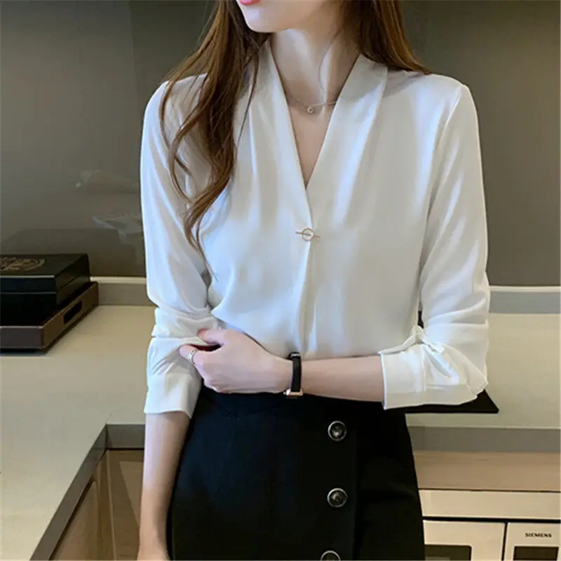 Белая рубашка для ранней осени в гонконгском стиле ретро темпераментный Топ универсальная шифоновая Элегантная блузка с длинным рукавом Ж...
Белая рубашка для ранней осени в гонконгском стиле ретро темпераментный Топ универсальная шифоновая Элегантная блузка с длинным рукавом Ж...