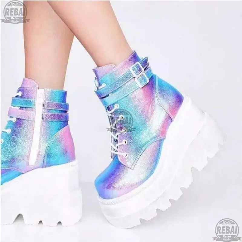 2021 Newbig Sizes 43 Platform High Heels Cosplay Fashionable Autumn Winter Wedges Shoes Ankle Boots Women Women's Boots Short
2021 Newbig Sizes 43 Platform High Heels Cosplay Fashionable Autumn Winter Wedges Shoes Ankle Boots Women Women's Boots Short