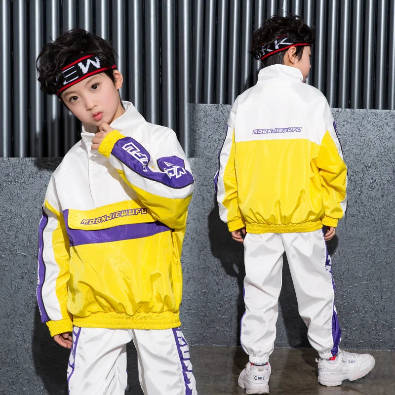 Fashion Trend Hip Hop Costume for Boys Sports Clothes Girls Stage Competition Show Kids Street Dance Hiphop Jazz Suit Clothes
Fashion Trend Hip Hop Costume for Boys Sports Clothes Girls Stage Competition Show Kids Street Dance Hiphop Jazz Suit Clothes