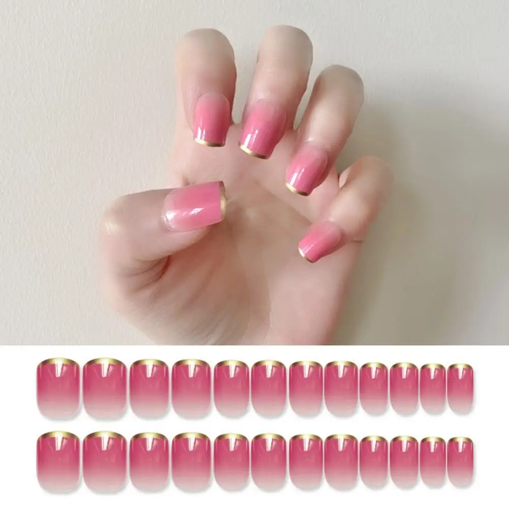 Hot Sales!!!24Pcs/Box False Nails Stylish Self-Adhesive ABS Reusable Fashion Color Fake Nails for Female
Hot Sales!!!24Pcs/Box False Nails Stylish Self-Adhesive ABS Reusable Fashion Color Fake Nails for Female