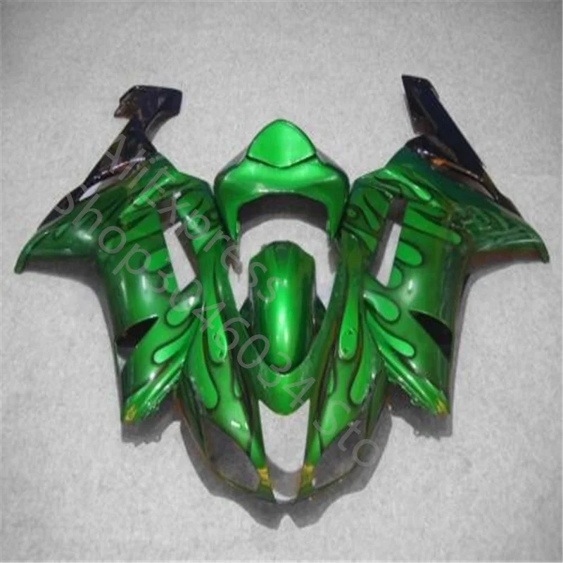 New ABS Whole Fairings Kit Fit for kawasaki Ninja ZX6R 636 2007 2008 07 08 6R ZX-6R green black Bodywork set green flames
New ABS Whole Fairings Kit Fit for kawasaki Ninja ZX6R 636 2007 2008 07 08 6R ZX-6R green black Bodywork set green flames
