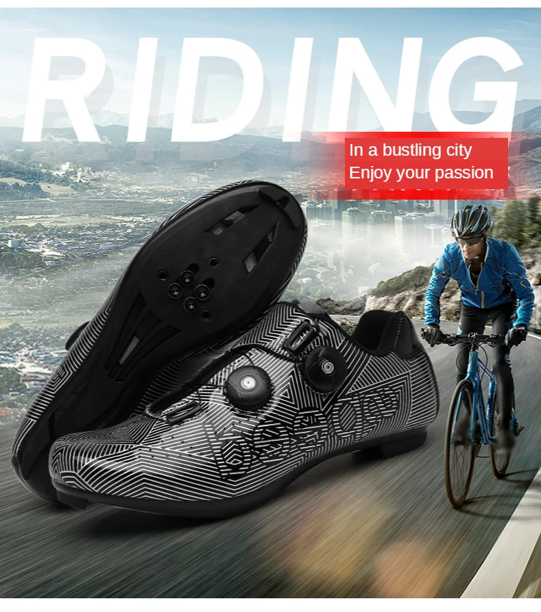 New High Quality MTB Cycling Shoes Men Carbon Fiber Road Bike Shoes Racing Bicycle Sneaker Women Self-Locking Cycling SportShoes
New High Quality MTB Cycling Shoes Men Carbon Fiber Road Bike Shoes Racing Bicycle Sneaker Women Self-Locking Cycling SportShoes
