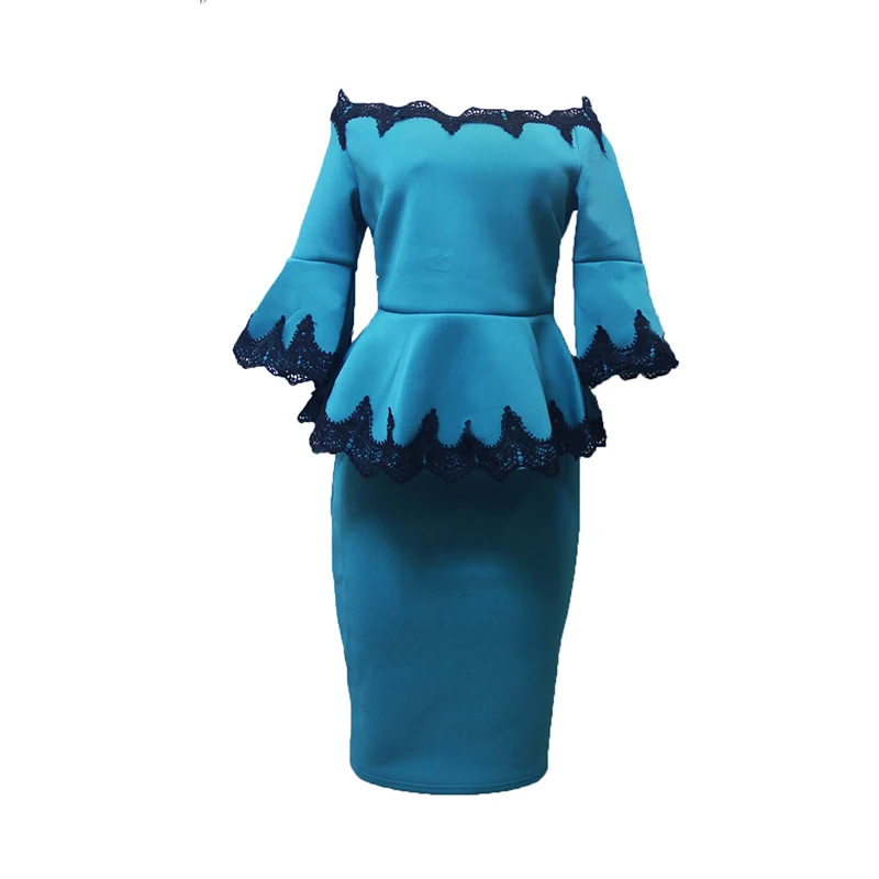 One-Shoulder Lace Plus Size Women's Ruffled Sleeve Top & Skirt Suit 2021 Spring Summer Fashion Two Piece Set
One-Shoulder Lace Plus Size Women's Ruffled Sleeve Top & Skirt Suit 2021 Spring Summer Fashion Two Piece Set