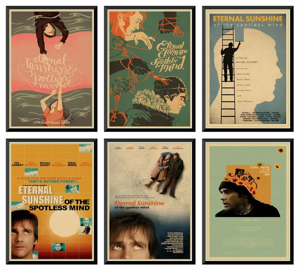 ETERNAL SUNSHINE OF THE SPOTLESS MIND Jim Carrey Movie retro Poster Art Wall Decor Vintage Poster 42X30cm 
ETERNAL SUNSHINE OF THE SPOTLESS MIND Jim Carrey Movie retro Poster Art Wall Decor Vintage Poster 42X30cm