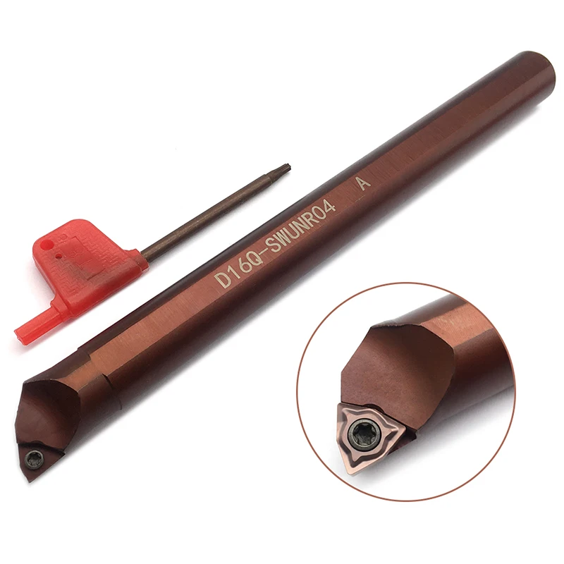 1PC D16Q SWUNR04 Spring Steel Internal Turning Tool Holder High Quality CNC Cutting Lathe Tools For WNMG040304 Carbide Inserts
1PC D16Q SWUNR04 Spring Steel Internal Turning Tool Holder High Quality CNC Cutting Lathe Tools For WNMG040304 Carbide Inserts