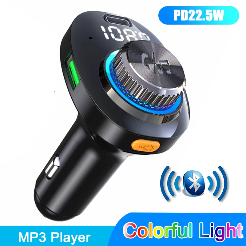 FM-передатчик Bluetooth 5.0 светодиодный светильник PD20W Быстрая зарядка двойной USB QC3.0 автомобильное зарядное устройство Громкая связь Bluetooth 5,0 авт...
FM-передатчик Bluetooth 5.0 светодиодный светильник PD20W Быстрая зарядка двойной USB QC3.0 автомобильное зарядное устройство Громкая связь Bluetooth 5,0 авт...