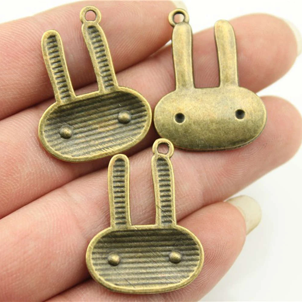 WYSIWYG 10 шт. 29x22 мм Подвески в виде кролика для изготовления ювелирных изделий 
WYSIWYG 10 шт. 29x22 мм Подвески в виде кролика для изготовления ювелирных изделий