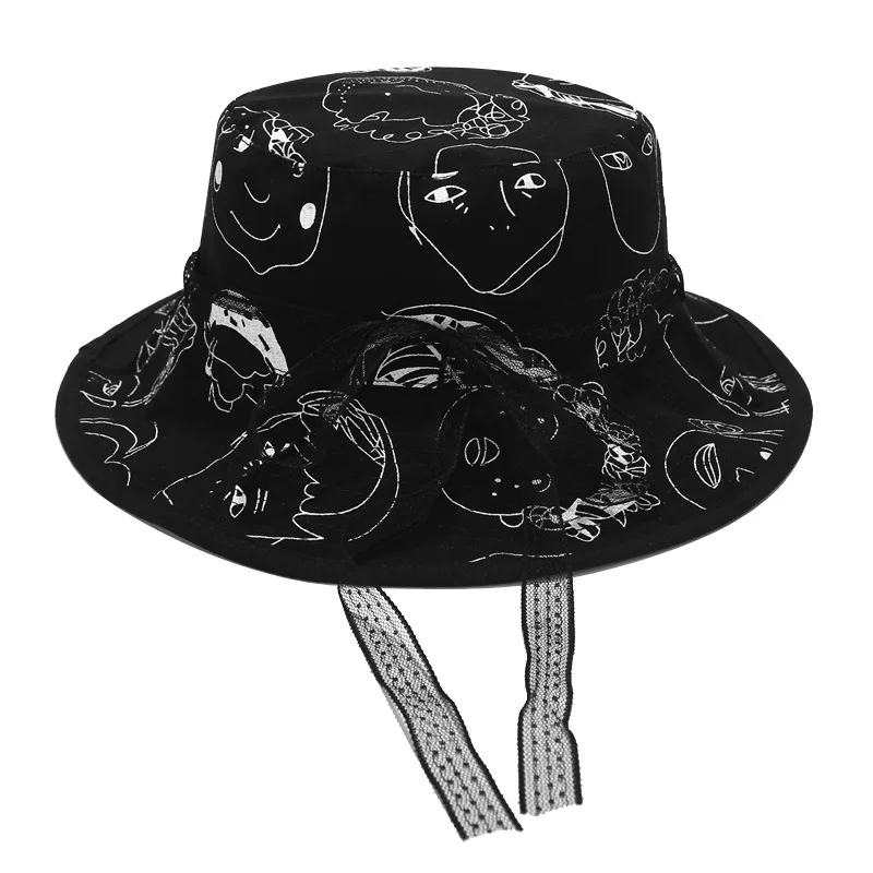 New Creative Bow Doodle Flat Top Fisherman Hat Outdoor Travel Leisure Eild Sun Hat
New Creative Bow Doodle Flat Top Fisherman Hat Outdoor Travel Leisure Eild Sun Hat