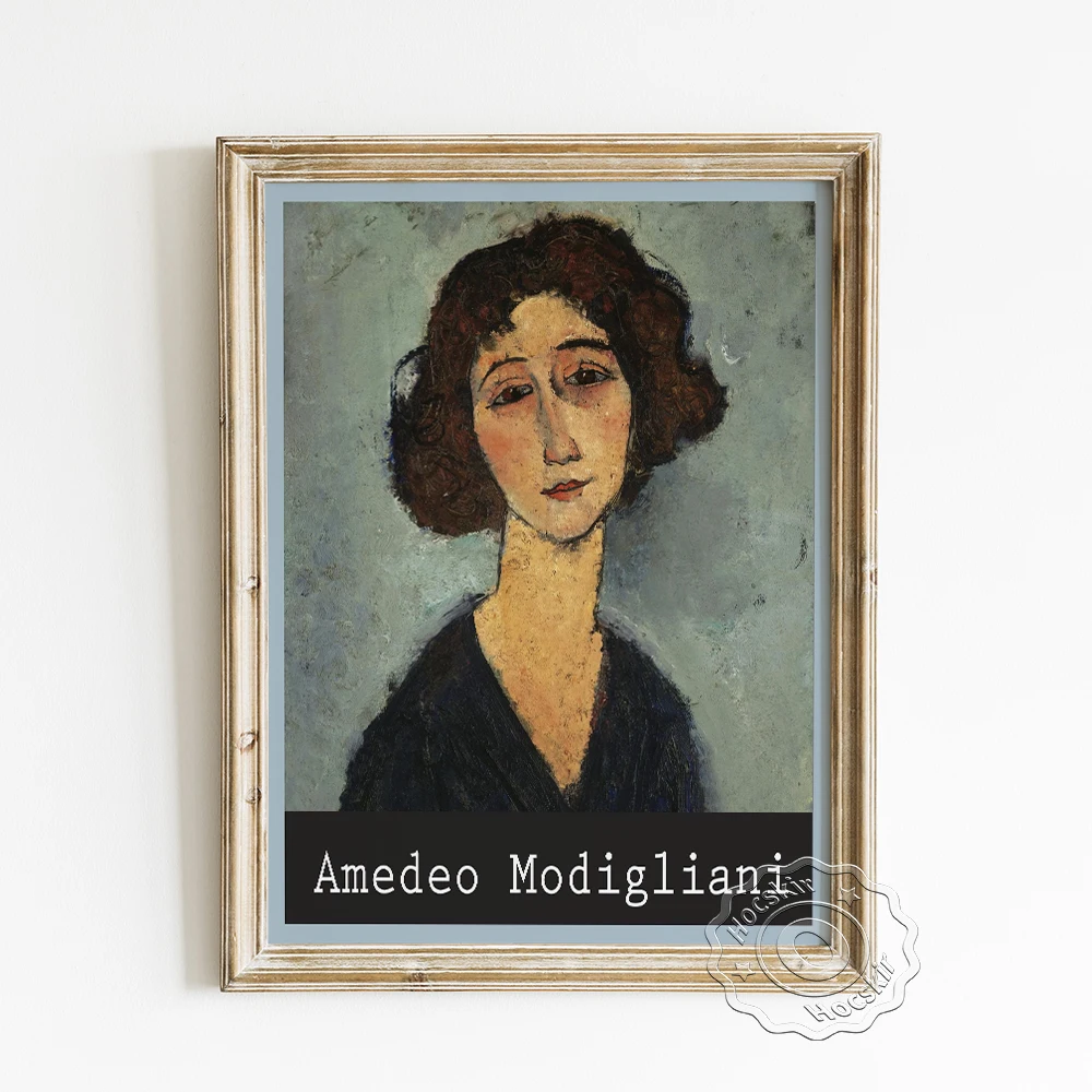 Amedeo Modigliani Exhibition Museum Poster, Alice Girl Portrait Canvas Painting, Chaim Soutine Man Portrait Wall Picture Decor
Amedeo Modigliani Exhibition Museum Poster, Alice Girl Portrait Canvas Painting, Chaim Soutine Man Portrait Wall Picture Decor