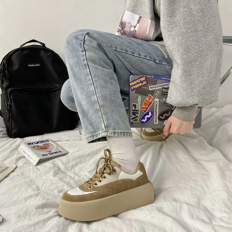 Women Round Toe Casual Female Sneakers Summer Shoes Ladies Clogs Platform Shallow Mouth Modis All-Match 2021 Creepers Cute New R
Women Round Toe Casual Female Sneakers Summer Shoes Ladies Clogs Platform Shallow Mouth Modis All-Match 2021 Creepers Cute New R