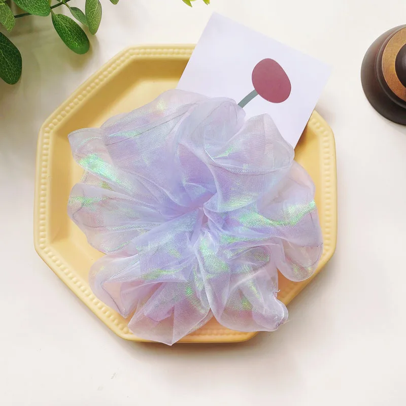 New Fashion Shining Organza Big Hair Scrunchies Headwear Hair Band Women Elastic Rubber Bands Girls Vintage Hair Ties Ring
New Fashion Shining Organza Big Hair Scrunchies Headwear Hair Band Women Elastic Rubber Bands Girls Vintage Hair Ties Ring