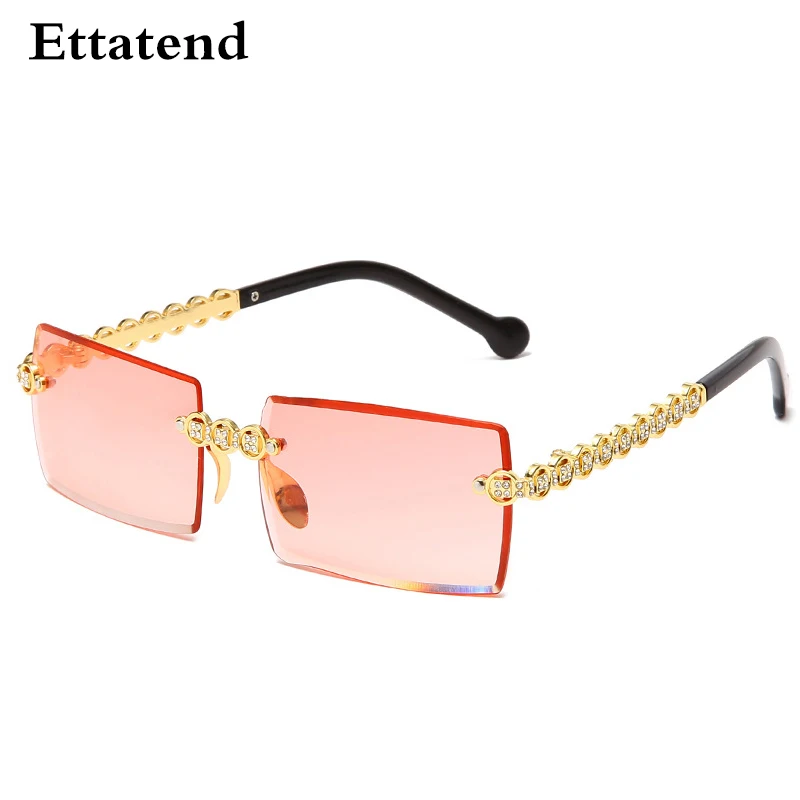 Fashion Rimless Sunglasses Women Gradient Vintage Square Sun Glasses Blig Rhiestoe Luxury Shades Cutting Lens Ladies Eyeglasses
Fashion Rimless Sunglasses Women Gradient Vintage Square Sun Glasses Blig Rhiestoe Luxury Shades Cutting Lens Ladies Eyeglasses