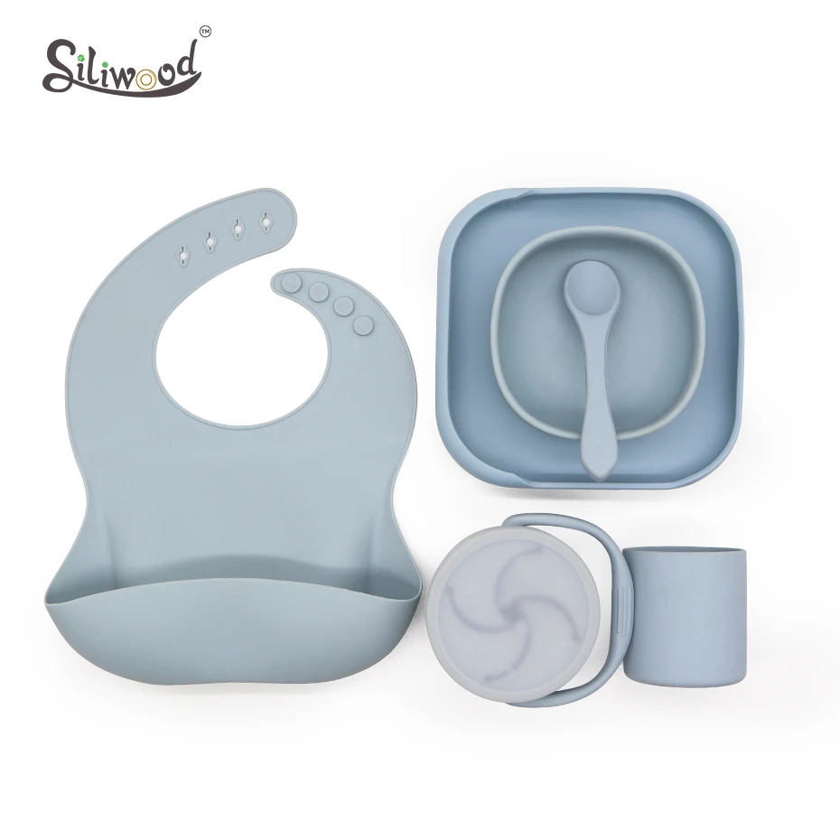 6pc/set Silicone Baby Feeding Bowl Tableware Waterproof Spoon Non-Slip Crockery BPA Free Silicone Dishes For Baby Bowl Plate 
6pc/set Silicone Baby Feeding Bowl Tableware Waterproof Spoon Non-Slip Crockery BPA Free Silicone Dishes For Baby Bowl Plate