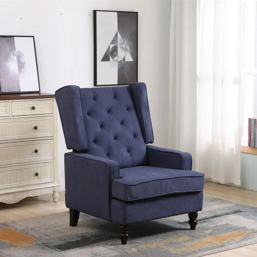 Износостойкое однотонное кресло-качалка с высокой спинкой для гостиной
Износостойкое однотонное кресло-качалка с высокой спинкой для гостиной