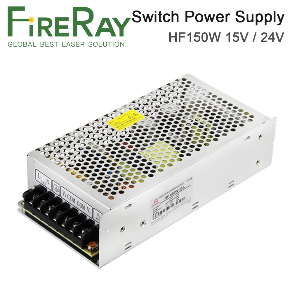 FireRay HF150W-D-Q 24V 4A HF150W-D-L ±15V 5A DUAL Output Switch Power Supply use for Laser Engraving and Cutting Machine
FireRay HF150W-D-Q 24V 4A HF150W-D-L ±15V 5A DUAL Output Switch Power Supply use for Laser Engraving and Cutting Machine