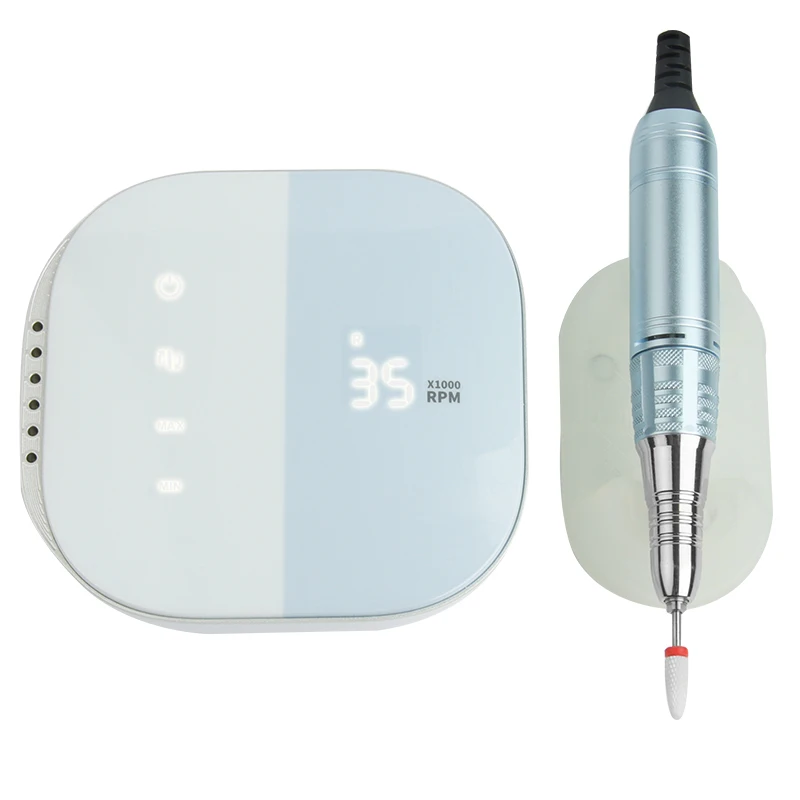 New Arrival 35000 RPM Electric Nail Drill Machine Set For Manicure&Pedicure Set Manicure Electric Nail Sander With LCD Display
New Arrival 35000 RPM Electric Nail Drill Machine Set For Manicure&Pedicure Set Manicure Electric Nail Sander With LCD Display