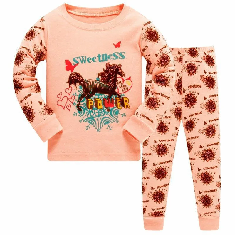Jumping Meters New Arrival Long Sleeve Pyjamas Animals Print horse Kids Outfits For Autumn Spring Kids Clothes Home Clothes
Jumping Meters New Arrival Long Sleeve Pyjamas Animals Print horse Kids Outfits For Autumn Spring Kids Clothes Home Clothes