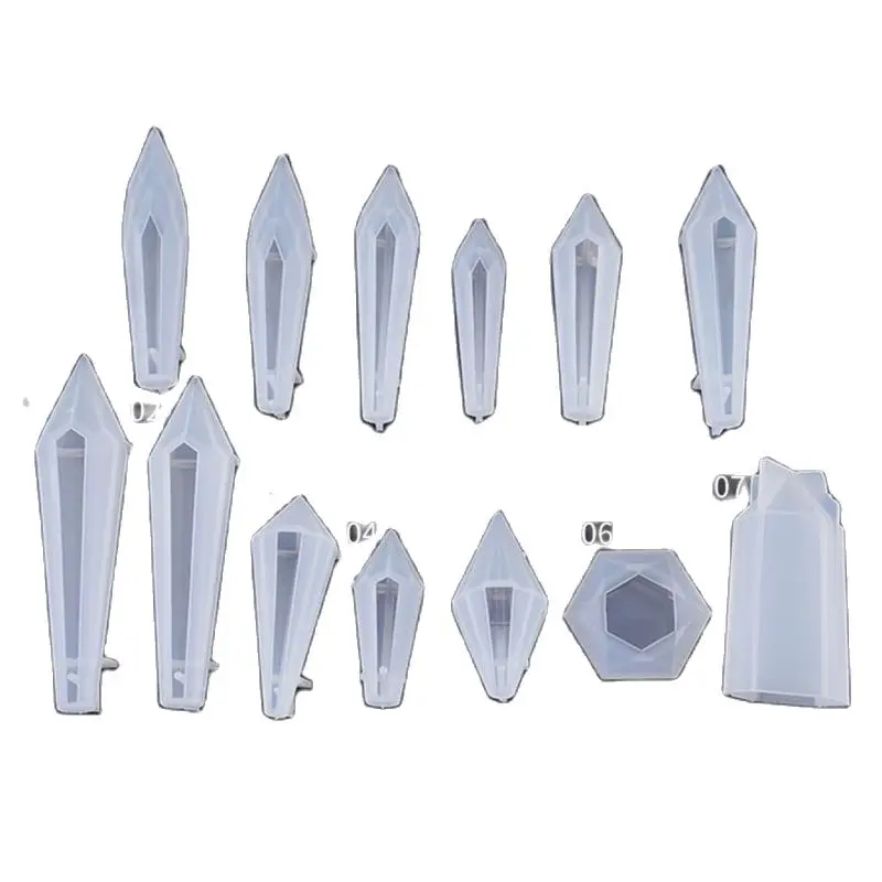1 Set Crystal Epoxy Resin Mold Pendulum Casting Silicone Mould Handmade DIY Crafts Earring Necklace Pendent Making Tools
1 Set Crystal Epoxy Resin Mold Pendulum Casting Silicone Mould Handmade DIY Crafts Earring Necklace Pendent Making Tools