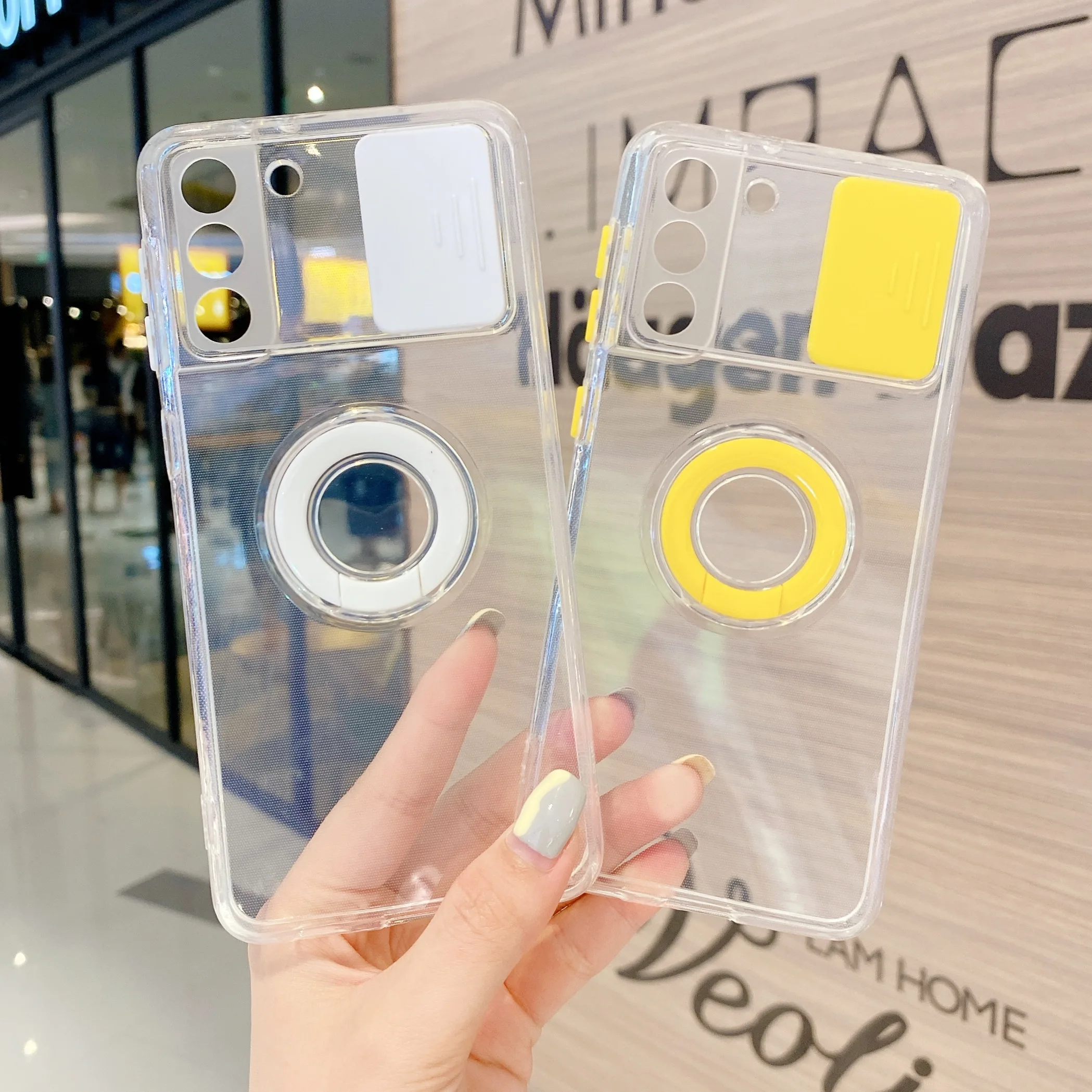 Push Window Ring Holder Phone Case for OPPO Reno 5 Pro Plus Find X3 Lite X3 Neo A52 A72 4G A92 A53 A73 Camera Protection Cover
Push Window Ring Holder Phone Case for OPPO Reno 5 Pro Plus Find X3 Lite X3 Neo A52 A72 4G A92 A53 A73 Camera Protection Cover