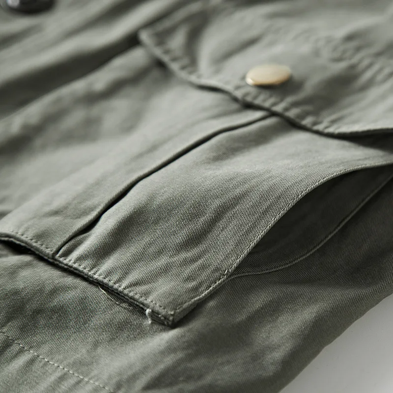 New Arrival Autumn Jacket Men Military Jacket Pure Cotton Turn Down Collar Mens Clothing Tooling Jacket Hommes Veste Coat Male
New Arrival Autumn Jacket Men Military Jacket Pure Cotton Turn Down Collar Mens Clothing Tooling Jacket Hommes Veste Coat Male