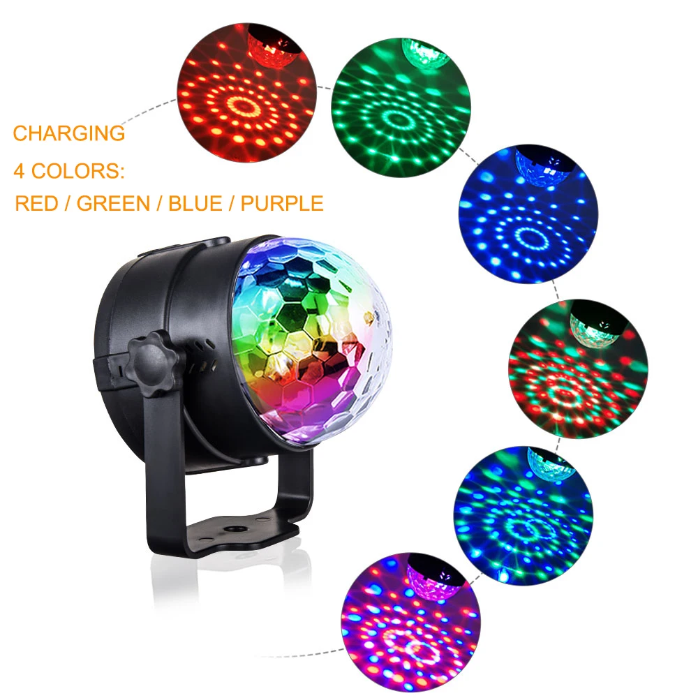 USB Charging 4W 4 Colors Stage Light Car Bracket Dj Light Disco Ball Sound Activated Laser Effect Rotating Strobe Party Lights
USB Charging 4W 4 Colors Stage Light Car Bracket Dj Light Disco Ball Sound Activated Laser Effect Rotating Strobe Party Lights