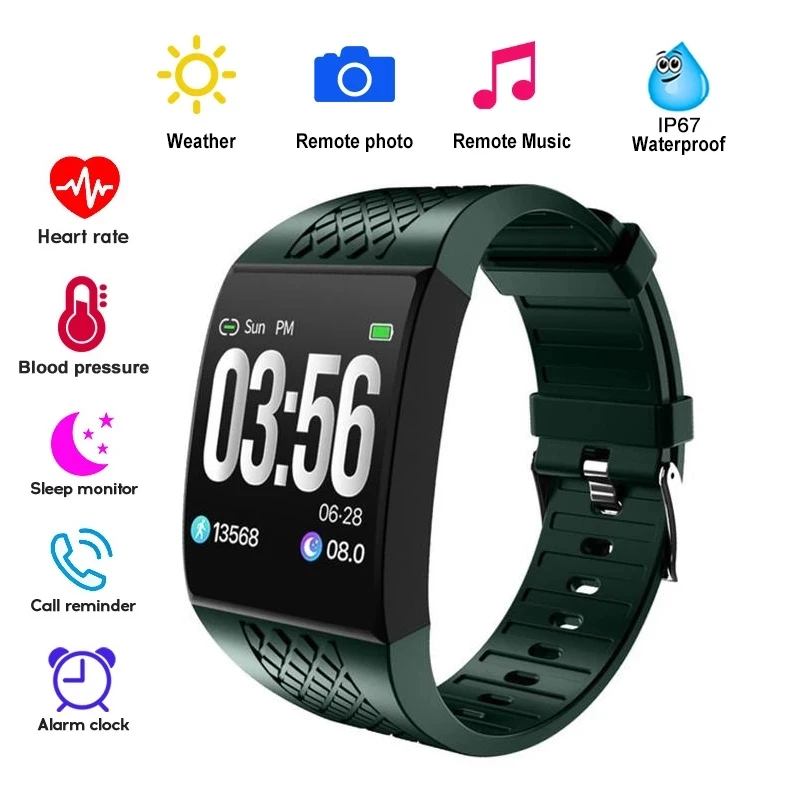 Large Curved Screen Smart Wristbands Fitness Bracelet Tracker Remote Control Camera Music Smart Band Watch Ergonomic Design
Large Curved Screen Smart Wristbands Fitness Bracelet Tracker Remote Control Camera Music Smart Band Watch Ergonomic Design