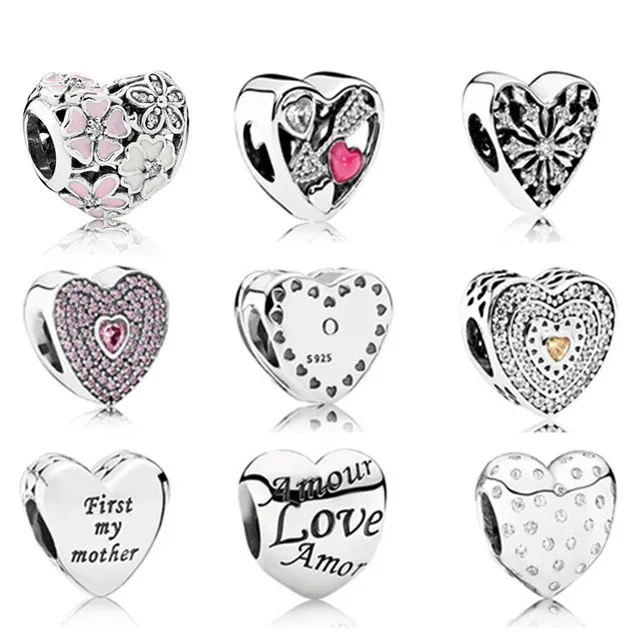 NEW 100% Genuine 925 Sterling Silver Heart Shape Charm bead handsel love gifts Fit Bracelet DIY bracelet factory Wholesale
NEW 100% Genuine 925 Sterling Silver Heart Shape Charm bead handsel love gifts Fit Bracelet DIY bracelet factory Wholesale