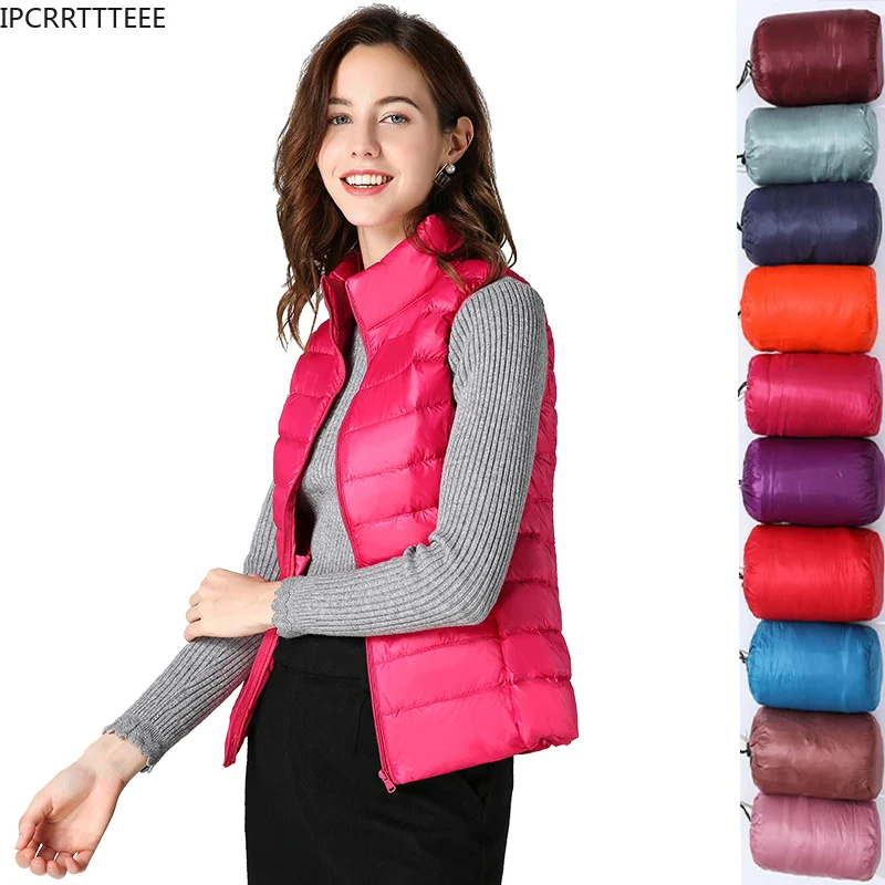 Ultra Light Duck Down vest Women Matt Fabric Lightweight vest coat Warm Female Windbreaker vest Women's Down plus size waistcoat
Ultra Light Duck Down vest Women Matt Fabric Lightweight vest coat Warm Female Windbreaker vest Women's Down plus size waistcoat