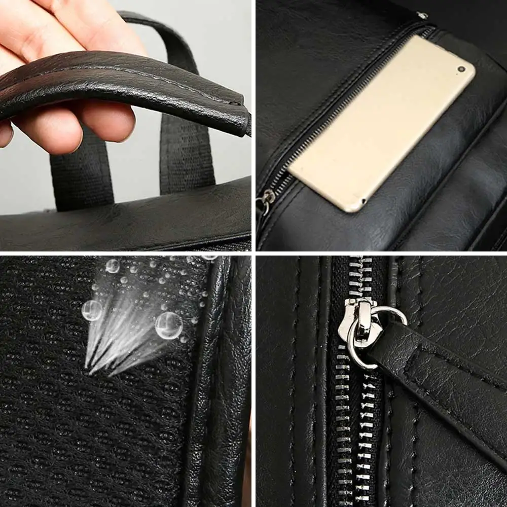 Модный мужской рюкзак для ноутбука Вместительная дорожная мужская сумка с USB