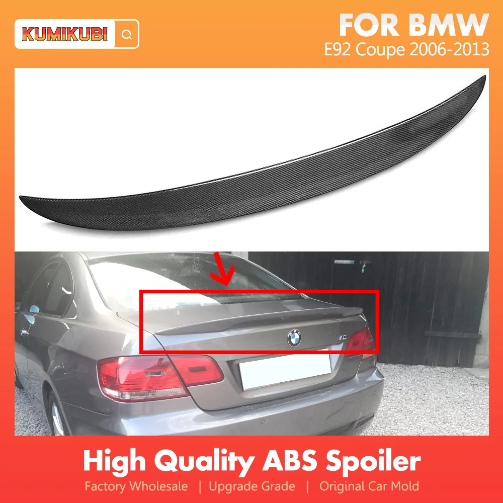 Rear Trunk Spoiler For BMW 3 Series E92 Coupe 328i 335i M3 2 Door 2006-2012 ABS Plastic Rear Trunk Lid Spoiler Wing Car Styling
Rear Trunk Spoiler For BMW 3 Series E92 Coupe 328i 335i M3 2 Door 2006-2012 ABS Plastic Rear Trunk Lid Spoiler Wing Car Styling