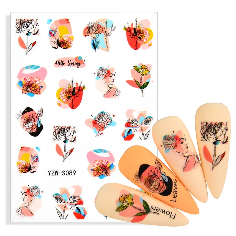 2022 Summer Design 3D Back Adhesive Stickers For Nails Colorful Flower Leaf Series Decorations Sliders Nail Art Sticker Decals
2022 Summer Design 3D Back Adhesive Stickers For Nails Colorful Flower Leaf Series Decorations Sliders Nail Art Sticker Decals