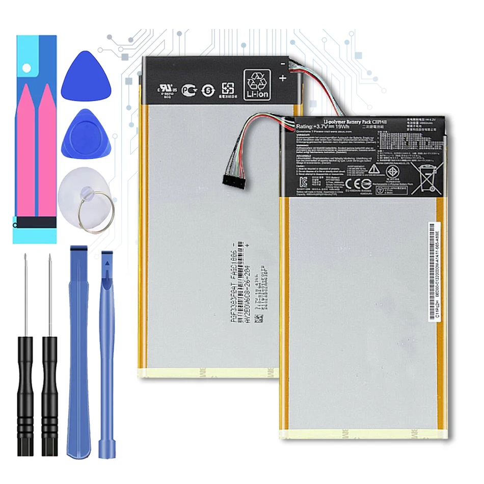 C11P1411 Replacement Battery For ASUS MeMO Pad 10 ME103K K01E ME0310K ME103 4980mAh with Track Code
C11P1411 Replacement Battery For ASUS MeMO Pad 10 ME103K K01E ME0310K ME103 4980mAh with Track Code