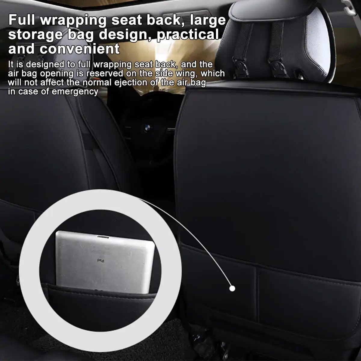 Car Seat Protector Car Seat Covers Full Set Auto Seat Covers Polyester Fabric Universal Fits Most Cars Covers Wearproof PU
Car Seat Protector Car Seat Covers Full Set Auto Seat Covers Polyester Fabric Universal Fits Most Cars Covers Wearproof PU