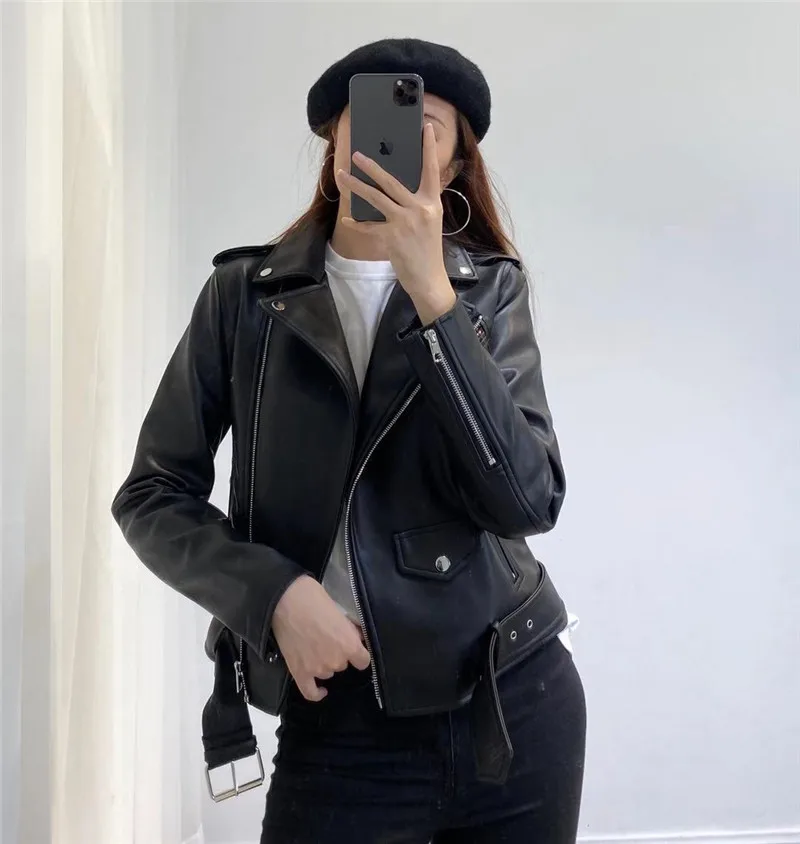 Pu Faux Leather Jacket Women 2020 New Spring Autumn White Black Zipper Slim Short Biker Jackets Coat Female Motorcycle jacket
Pu Faux Leather Jacket Women 2020 New Spring Autumn White Black Zipper Slim Short Biker Jackets Coat Female Motorcycle jacket
