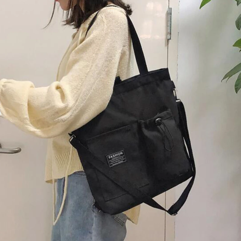 Simple Women Package Canvas Bag Handbags Japanese Literary Shoulder Bag Casual Shopping Tote Girl Handbag
Simple Women Package Canvas Bag Handbags Japanese Literary Shoulder Bag Casual Shopping Tote Girl Handbag