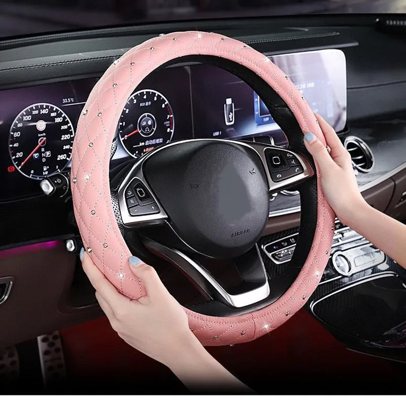 Чехол на руль автомобильный кожаный 15 дюймов, украшение для салона Benz, Mercedes C, Honda, Bmw F30, F10 и т. д.
Чехол на руль автомобильный кожаный 15 дюймов, украшение для салона Benz, Mercedes C, Honda, Bmw F30, F10 и т. д.
