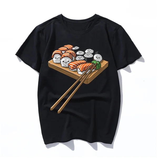 sushi Printed Funny T Shirt Men Short Sleeve Casual Cotton Men T-shirt Summer Fashion Male Top&Tees 2019
sushi Printed Funny T Shirt Men Short Sleeve Casual Cotton Men T-shirt Summer Fashion Male Top&Tees 2019