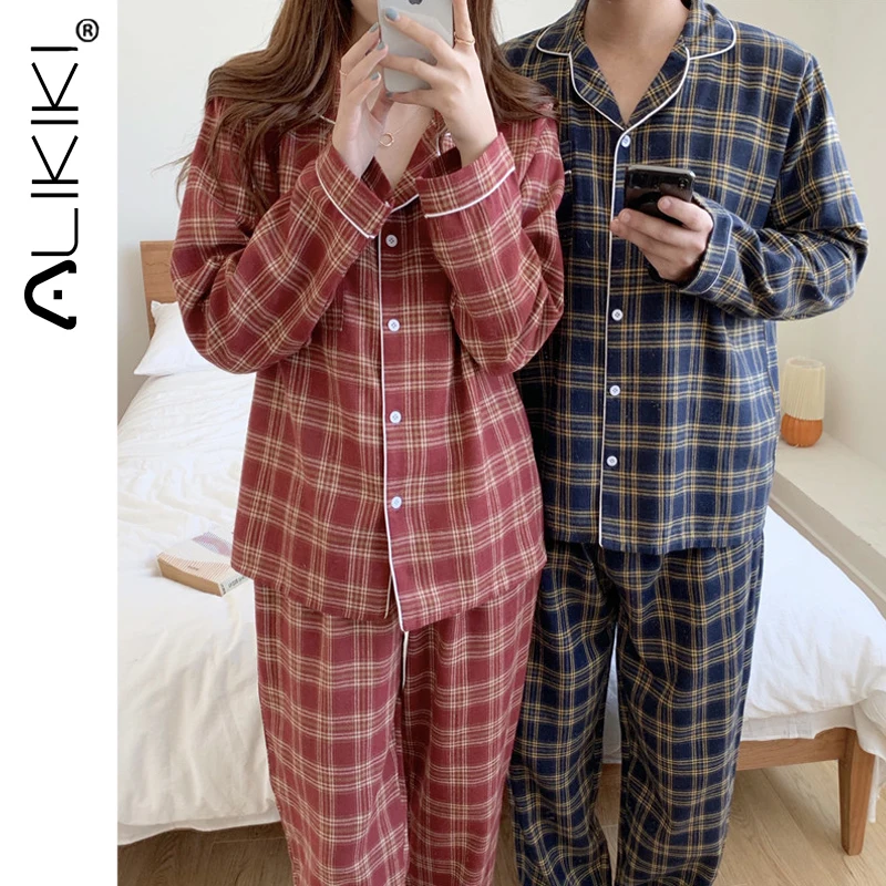 2 Pieces Cotton Pajama Sets Plaid Woman Christmas Pyjamas Trouser Suits Long Sleeve Sleepwear For Women Winter Warm Home Suit
2 Pieces Cotton Pajama Sets Plaid Woman Christmas Pyjamas Trouser Suits Long Sleeve Sleepwear For Women Winter Warm Home Suit