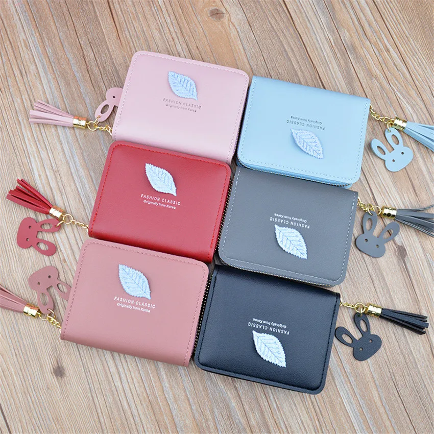 Fashion Women Wallet Short Clutch Slim Mini Ladies Purse Cute Tassel Coin Purse Card Holder Leather Womens Purse Small Money Bag
Fashion Women Wallet Short Clutch Slim Mini Ladies Purse Cute Tassel Coin Purse Card Holder Leather Womens Purse Small Money Bag