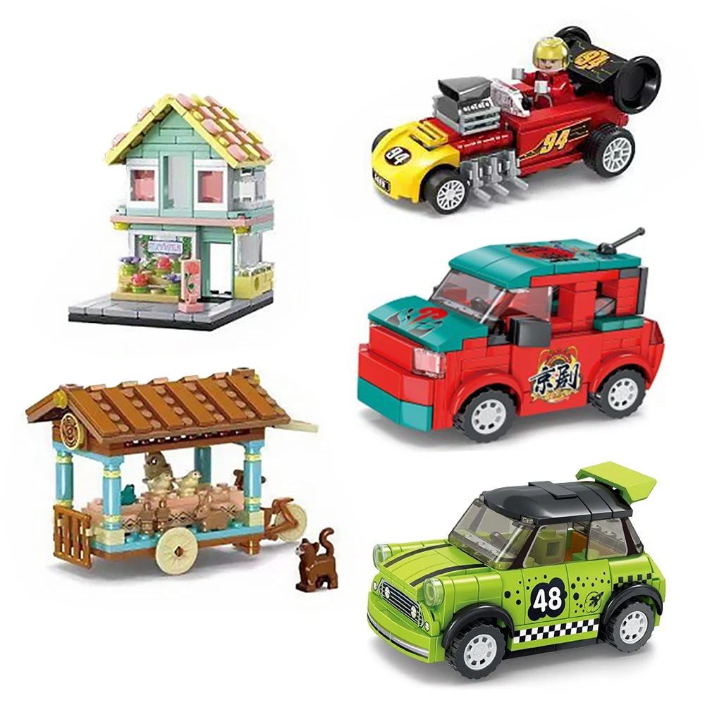 4PCS Gadgets Buiding Blocks Toy Mini Cute Sports Super Car Building Kit DIY Car Model Small Buiding Blocks Brinquedo Educativo
4PCS Gadgets Buiding Blocks Toy Mini Cute Sports Super Car Building Kit DIY Car Model Small Buiding Blocks Brinquedo Educativo