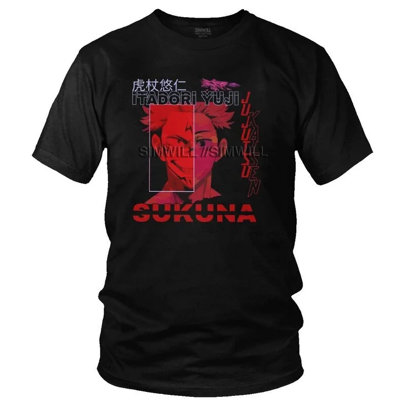 Jujutsu Kaisen Ryomen Sukuna T-shirt Men's Harajuku T Shirt Short Sleeve Cotton Yuji Itadori Tshirt Urban Tee Top
Jujutsu Kaisen Ryomen Sukuna T-shirt Men's Harajuku T Shirt Short Sleeve Cotton Yuji Itadori Tshirt Urban Tee Top